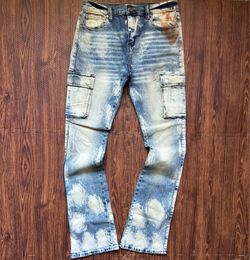 Oil Fade Stacked Jeans size 34