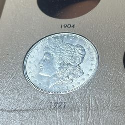 1921 Morgan Silver Dollar 