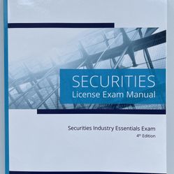 SIE (Securities Industry Essentials) Exam Manual book, Brand New 