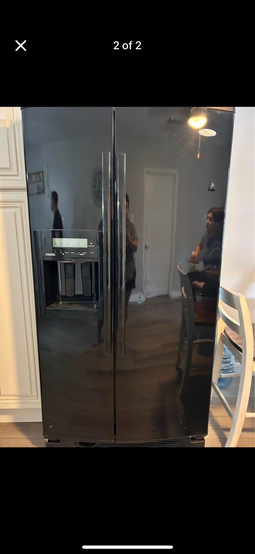 WHIRPOOL GOLD 36 INCHES REFRIGERATOR COOLING AND FREEZING PROPERLY 