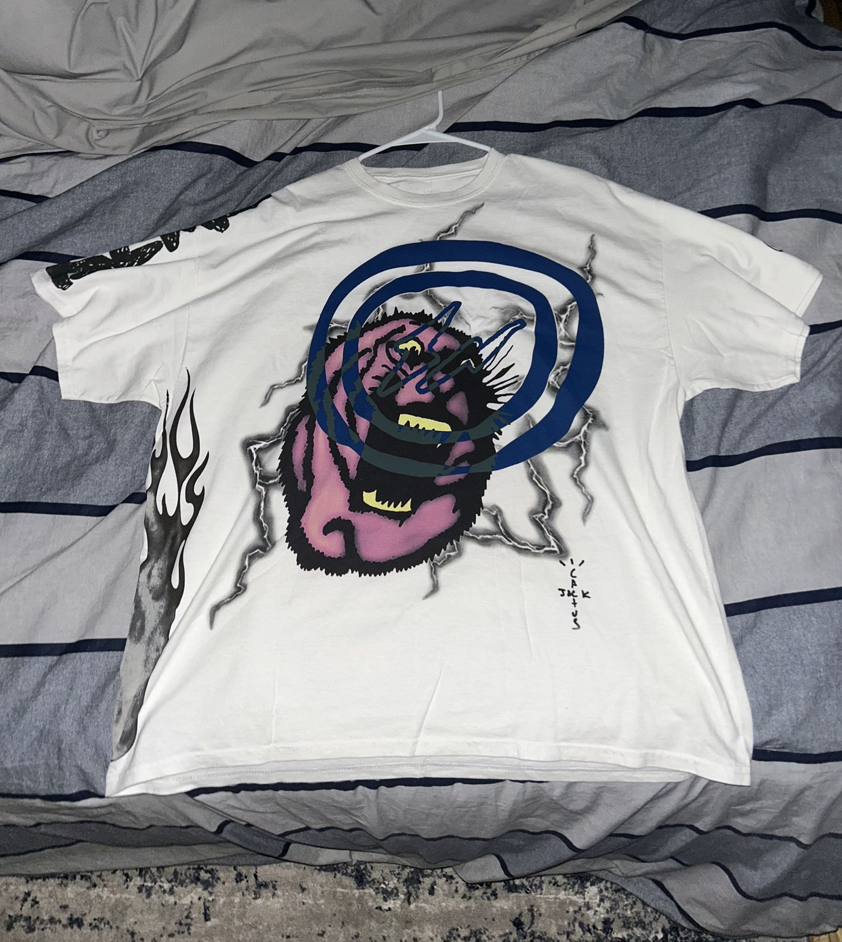 Travis Scott Men’s Size XL Cactus Jack for Fragment Sunrise Tee White