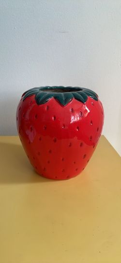 strawberry shaped planter