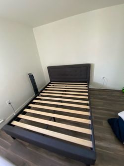 Queen mattress bed frame