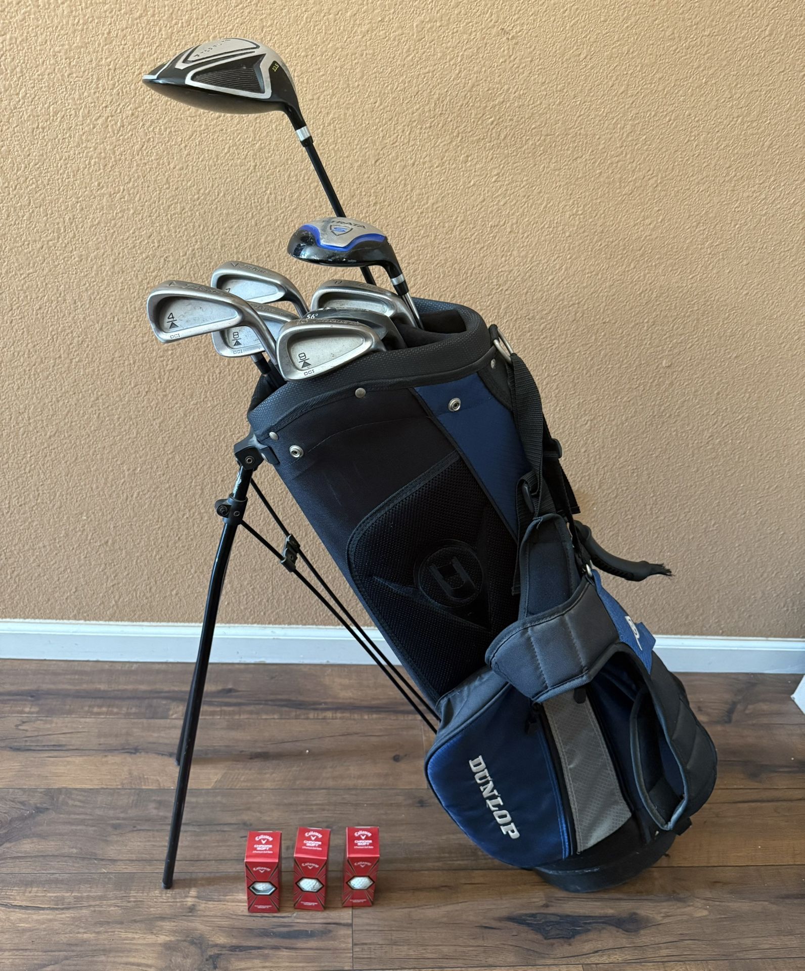 Golf Set Bundle w/Golf Bag + Golf Balls