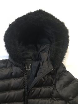 INC Black Puffer Jacket 