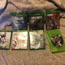 7 Xbox One Games $45 For All! Willing To Sell Individually.