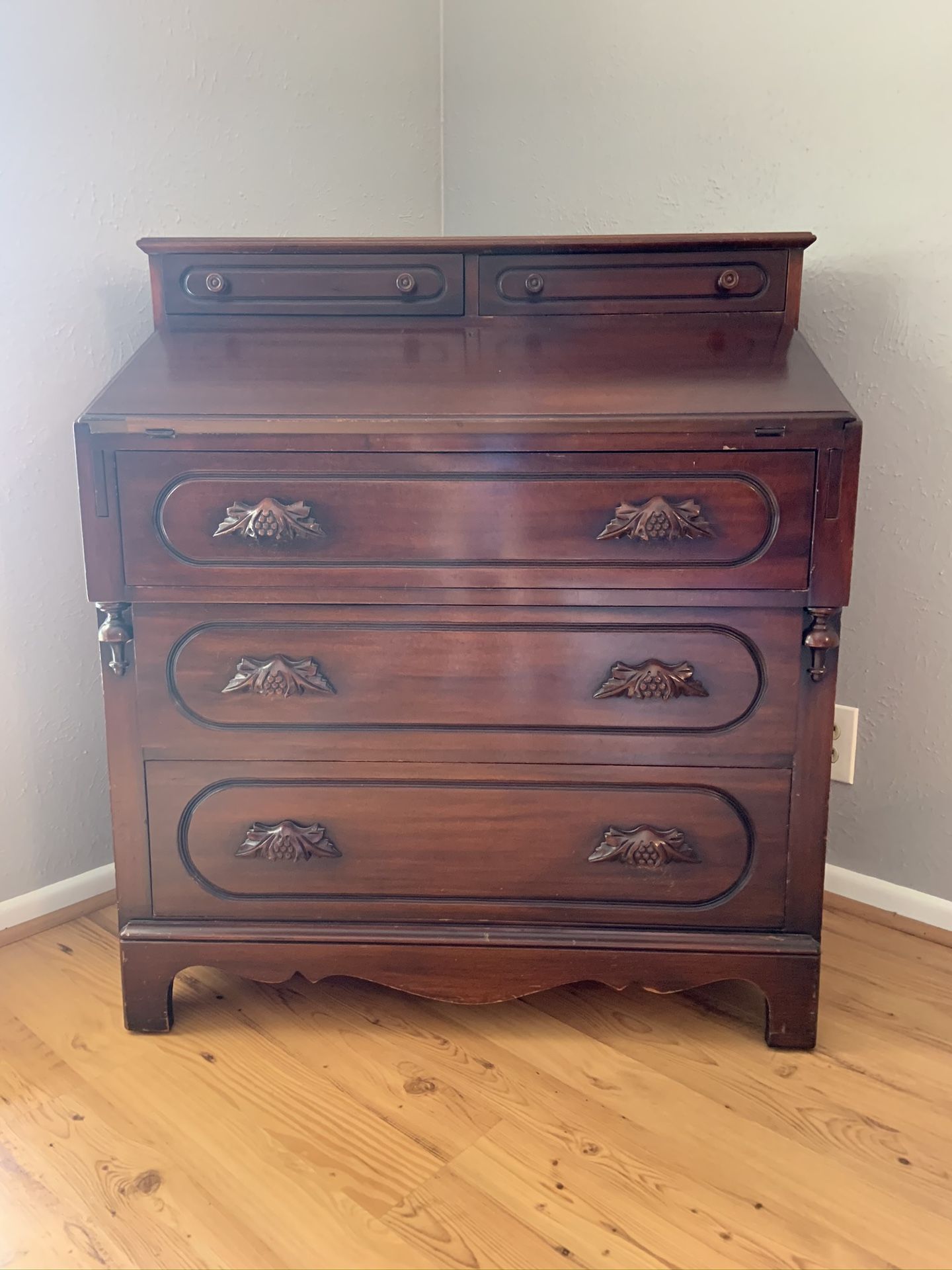 Vintage Mahogany Secretary