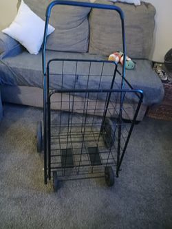 Large shopping utility cart