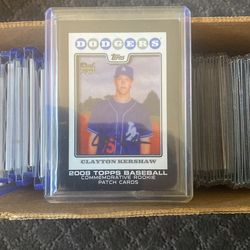 2008 Topps Commemorative Rookie Patch Clayton Kershaw