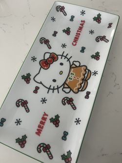 Hello Kitty Christmas Plate