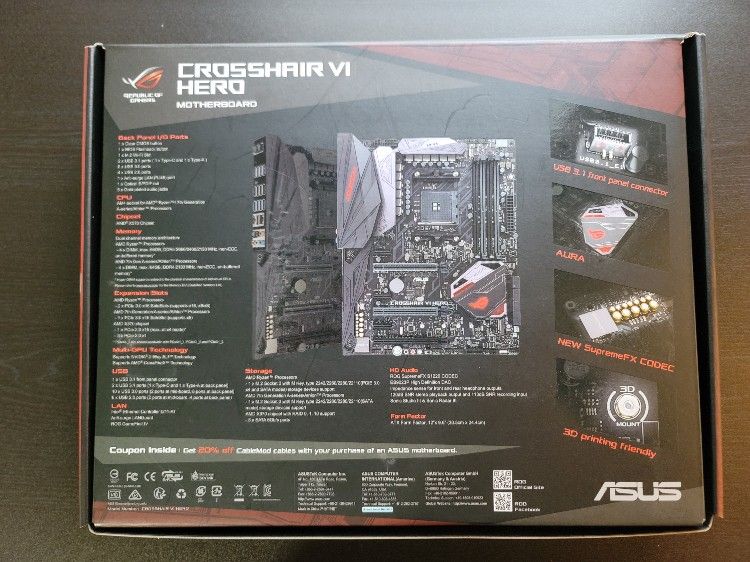 Asus ROG Zenith Extreme/Threadripper 1920x/AIO Combo
