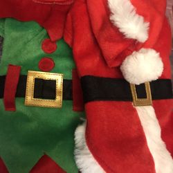 2 Size XS Dog/Cat Holiday Costumes 