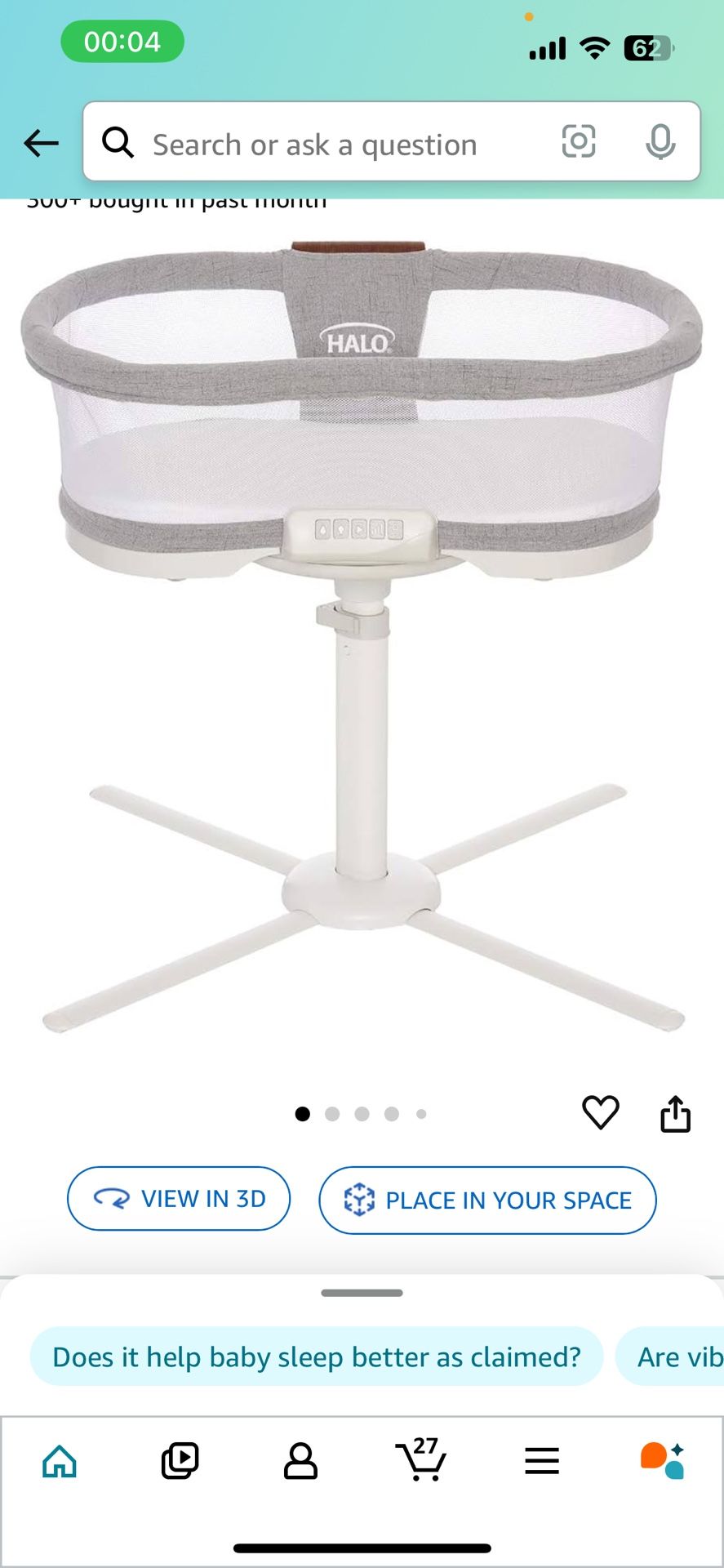 Bassinest Luxe Halo Bassinest Soothing Center Replacement Halo