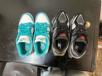 Nike Dunk Low and New Balance 9060 Sneakers
