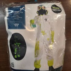 Hazmat costume- size L 12/14