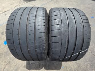 2 USED TIRES MICHELIN 295/35/19