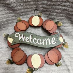 Fall Wooden Wreath 