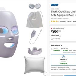 Shark Cryo Glow Face Mask