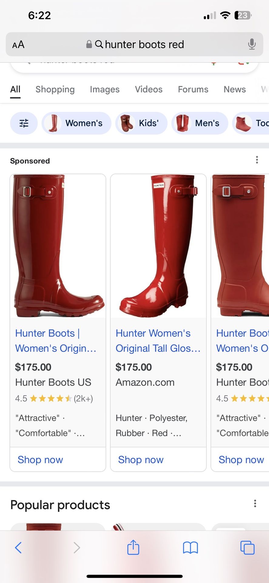 Hunter Women Boots Original