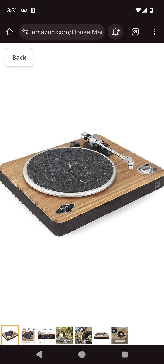 $100 MARLEY WIRELESS TURNTABLE VINYL RECORD PLAYER