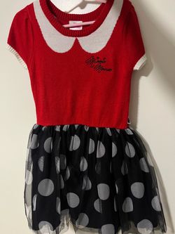 Minnie mouse dress toddler girl  5T