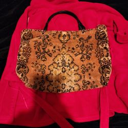 Vintage Carpet Purse Bag