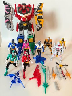 Power Rangers Action Figure Lot with Megazord