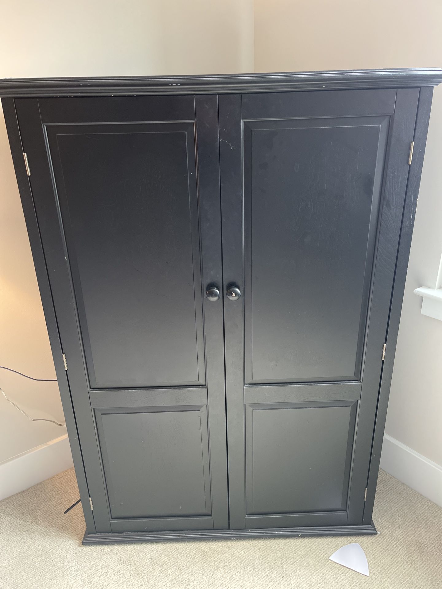 FREE MUST GO TODAY! Black Armoire