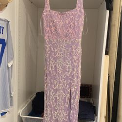 Lavender Dress   Size 6 To 8