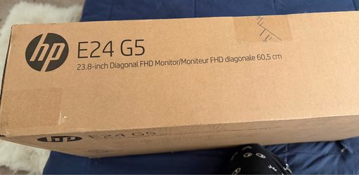 HP E24 G5 23.8” FHD Monitor – New Sealed Box – 6N6E9AA#ABA