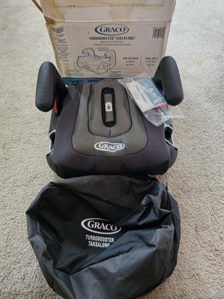 Brand New!! Graco Turbo Booster Takealong, Backless Booster... $40