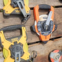 Various Tape Measure Rolls