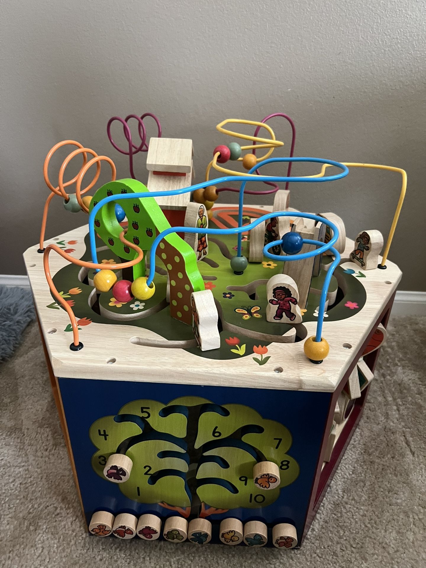 B. Toys Wooden Activity Cube