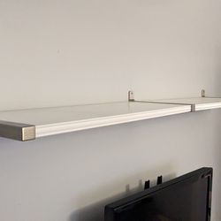 IKEA 63" Wooden Wall Shelf 