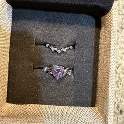 Silver 925 Ring Set Size 7