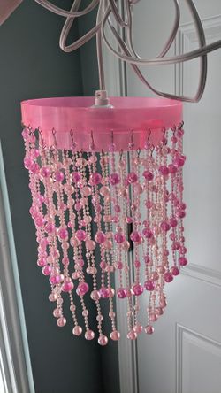 Girls Beaded Light And Blue Beaded Curtain