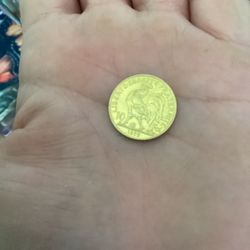 French Gold Coin 