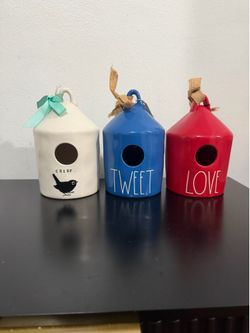 Rae Dunn  bird house