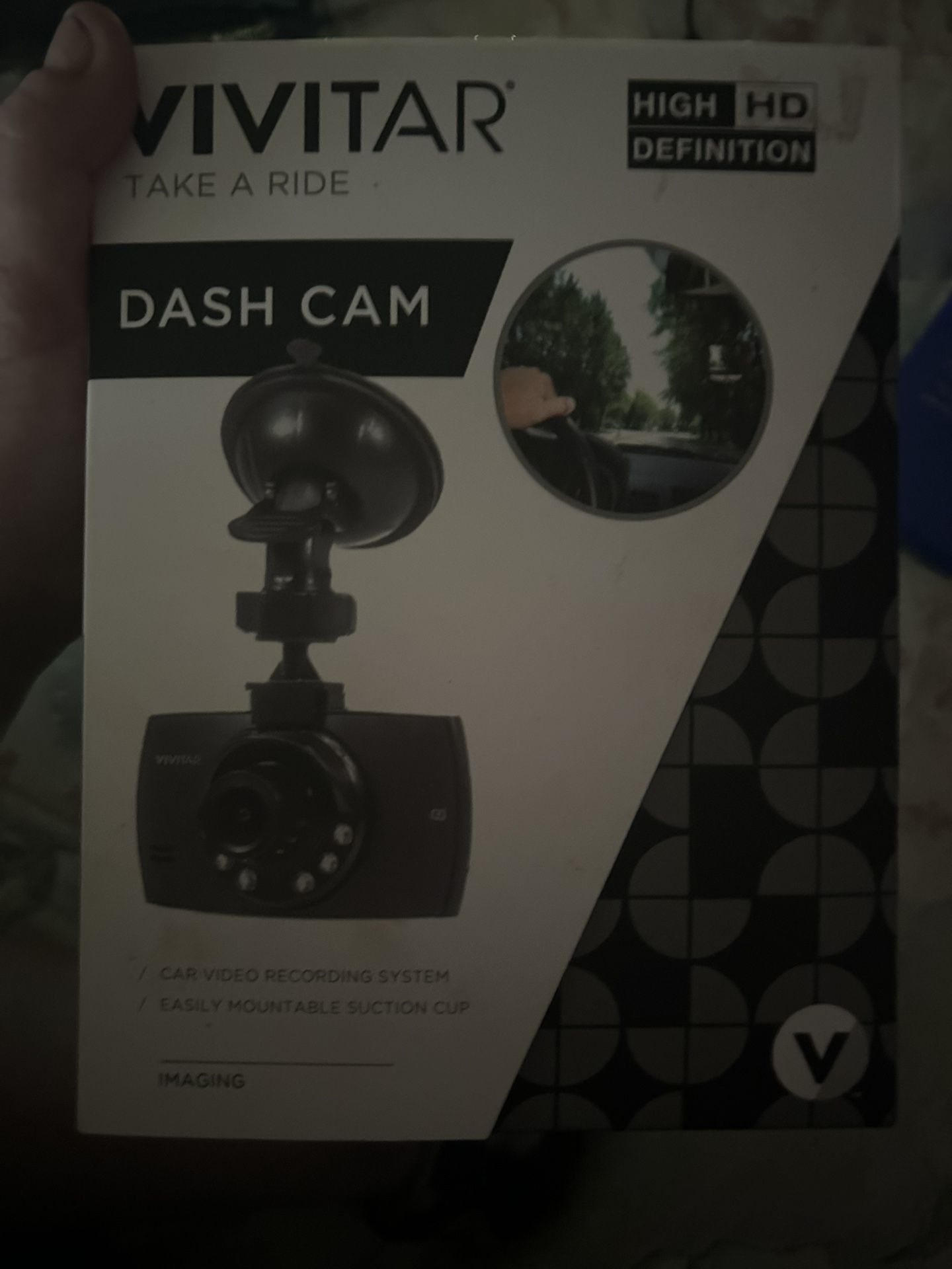 BRAND NEW Dash Cam W/ Suction Cup Mount & 2 Chargers