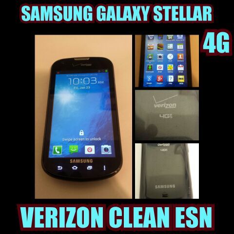 Samsung Galaxy stellar Verizon clean ESN 4G