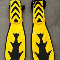 Flippers fins GENESIS Response deep sea scuba small Italy open heel swim