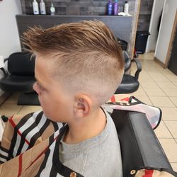 Mohawk haircut for little boy
