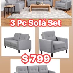 Sofás 3 Pc