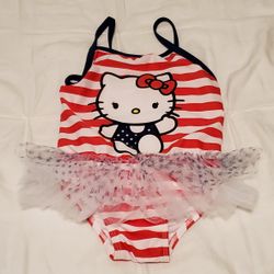 Hello Kitty 1 piece bathing suit