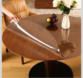 Clear Round Table Cover Protector 42''