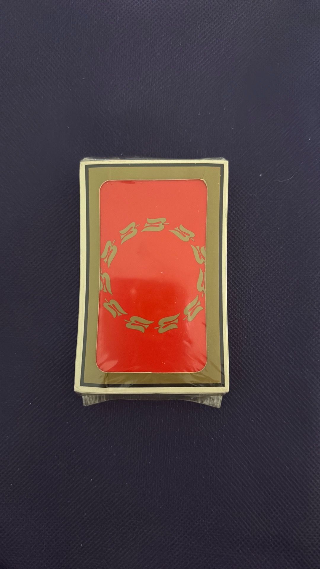 Vintage ROYAL VIKING LINE Red Playing Cards Sealed in Case
