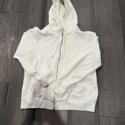 Women’s White Zip Up Jacket  
