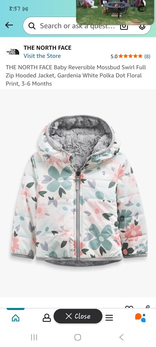 4T- North Face Reversible Jacket/ Gerry Snow Pants