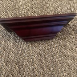 Pair Of Wood Floating Shelves