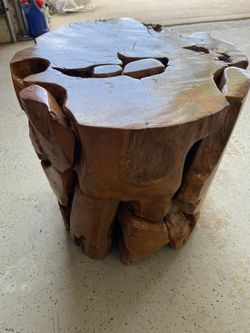 Solid Wood Accent Table